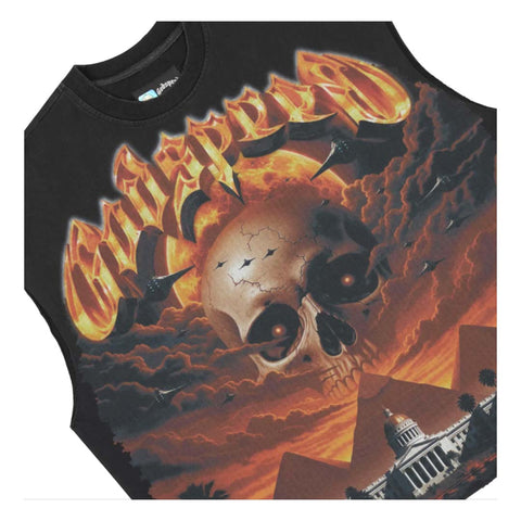 Godspeed Echos Of Empire Sleeveless Black Tee