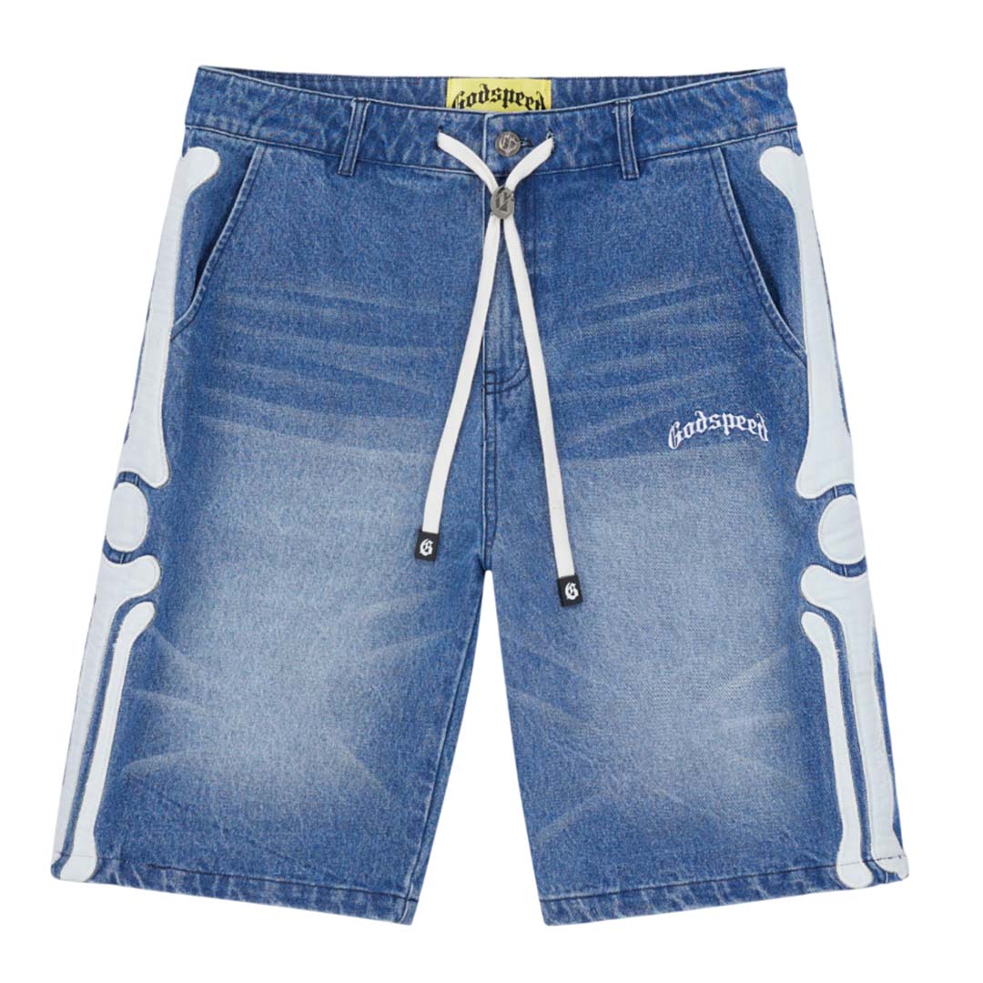 Godspeed Femur Denim Shorts Blue