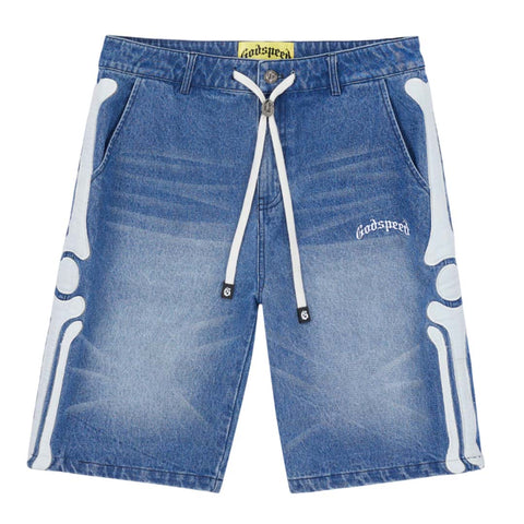 Godspeed Femur Denim Shorts Blue