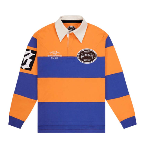 Godspeed Field Rugby Shirt Orange Blue