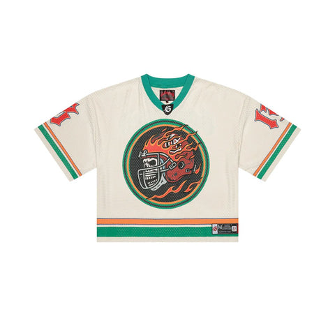 Godspeed First Down Jersey Bone Teal Orange