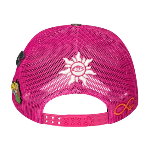 Godspeed Forever Trucker Hat Pink