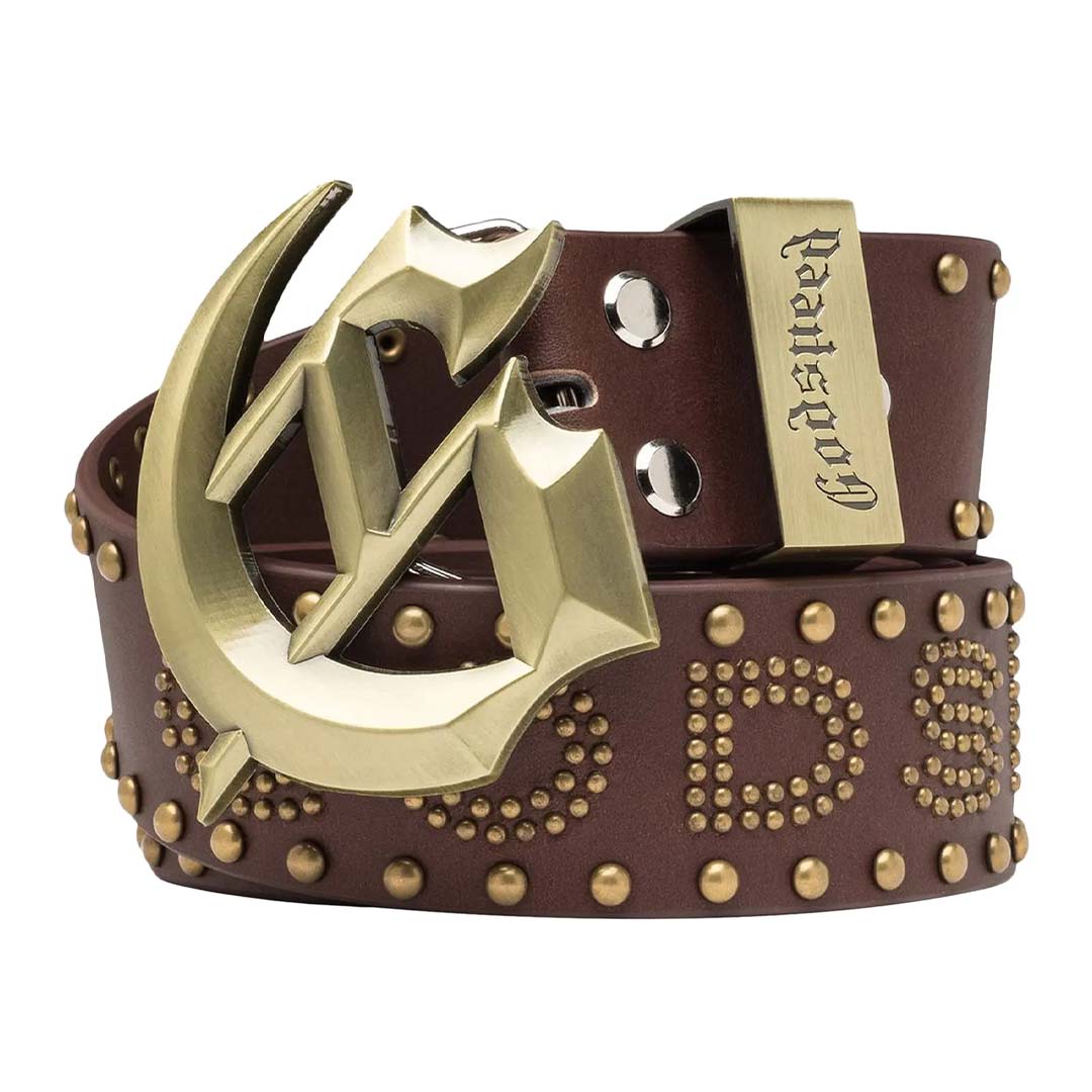 Godspeed Forged GS Studded Belt 'Brown'