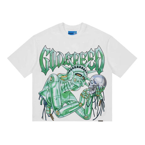 Godspeed Freedoms Protocol Tee White