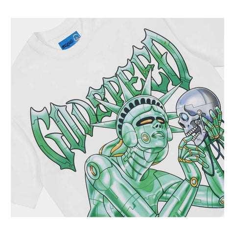 Godspeed Freedoms Protocol Tee White