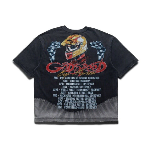 Godspeed F.T.W. Tee Black Bleached Wash