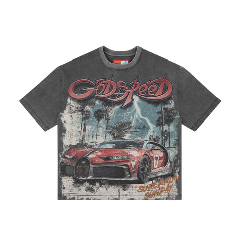 Godspeed Gatti Miami Superrun Tee Grey Wash