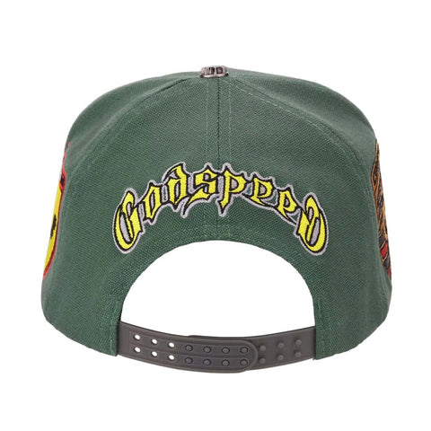 Godspeed GRC Members Trucker Hat Green Brown