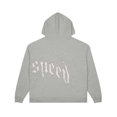 Godspeed Grey Silver Satin Sweatsuit Hoodie & Sweatpants Set