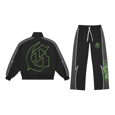 Godspeed GT Tracksuit Black Volt Green