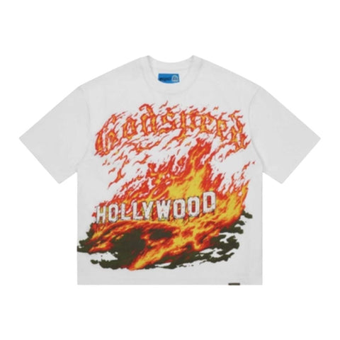 Godspeed Hollywood Inferno Tee White