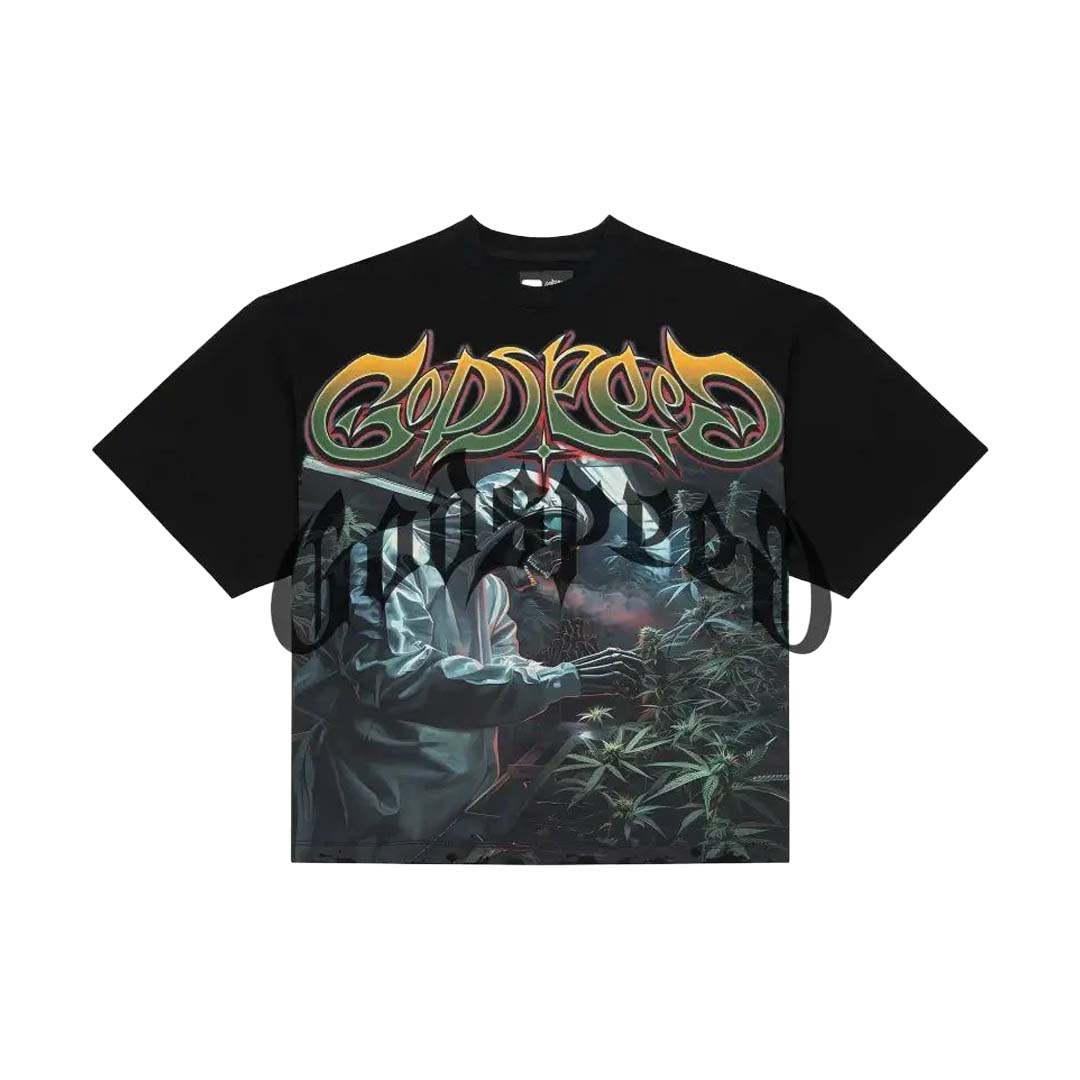Godspeed Indoor Macadamia Tee Black