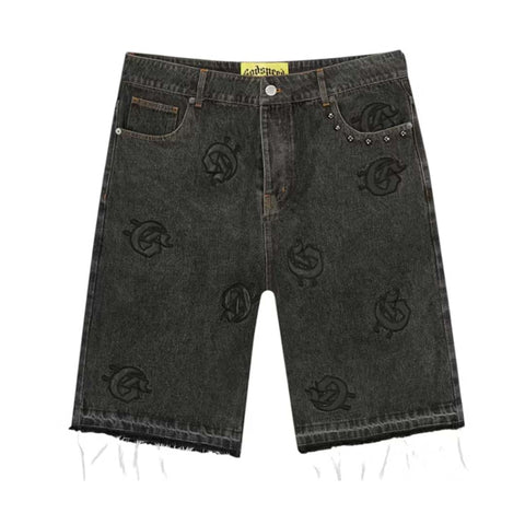 Godspeed Infinity Denim Shorts Black