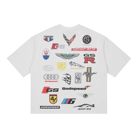 Godspeed Insignias White Tee