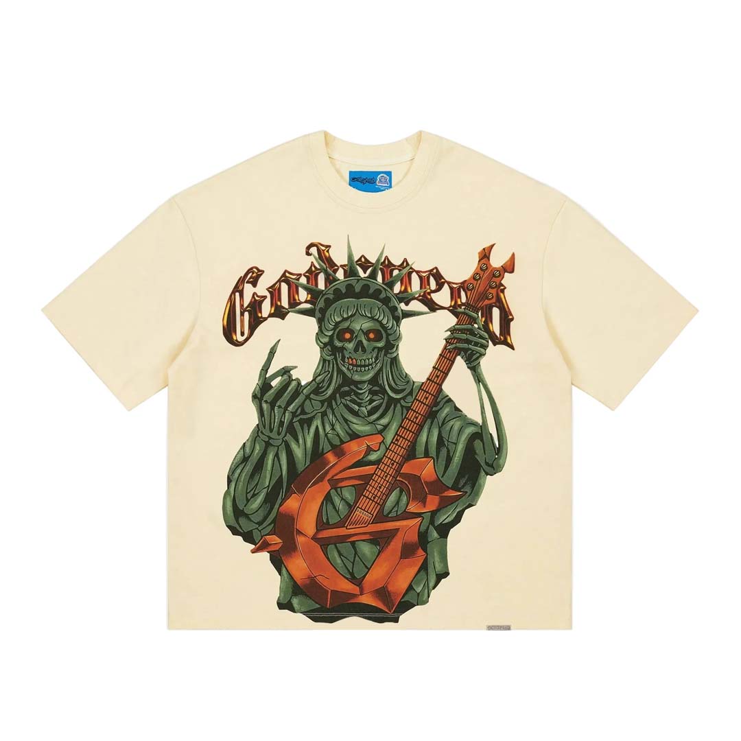 Godspeed Liberty Rock Tee Bone