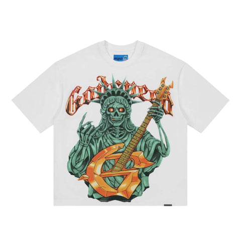 Godspeed Liberty Rock Tee White