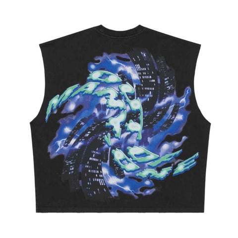 Godspeed Liberty Tears Sleeveless Tee Black