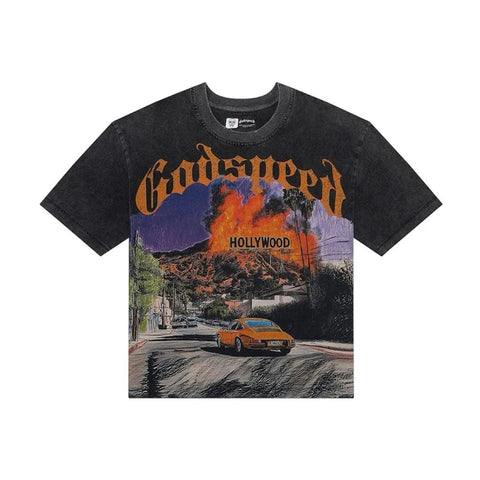 Godspeed Los Scandalous Tee Black