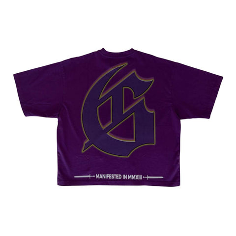 Godspeed Man In The Mirror Tee Purple Grape