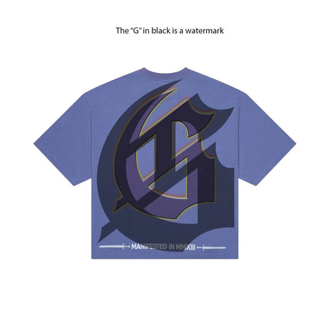 Godspeed Man in the Mirror Tee Sapphire