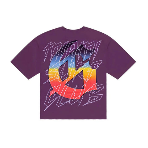 Godspeed Miami Surf Club Tee Purple