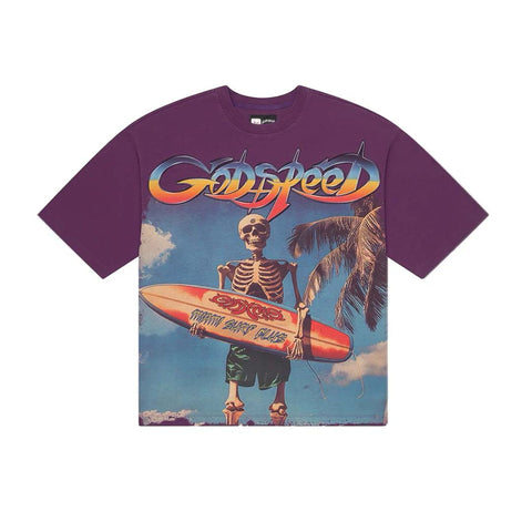 Godspeed Miami Surf Club Tee Purple