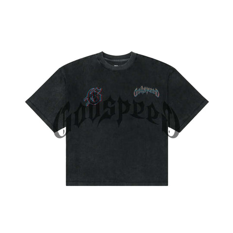 Godspeed Natural Disaster Tee Grey Wash