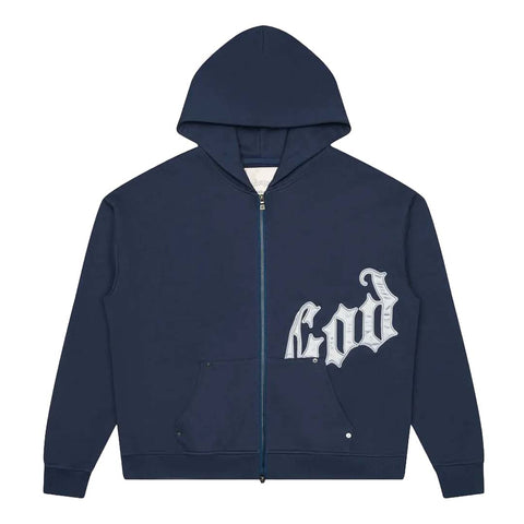 Godspeed Navy Grey Sweatsuit Hoodie & Sweatpants Set
