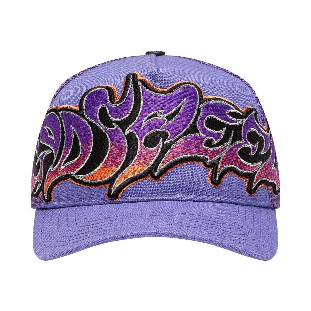 Godspeed Neo Trucker Hat Purple Orange