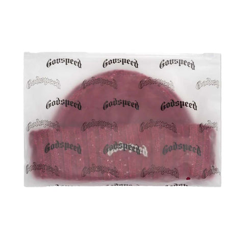 Godspeed OG Logo Emblem Beanie Burgundy Speckle