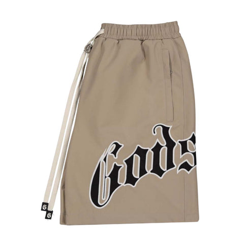 Godspeed OG Logo Nylon Shorts Sand
