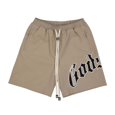 Godspeed OG Logo Nylon Shorts Sand