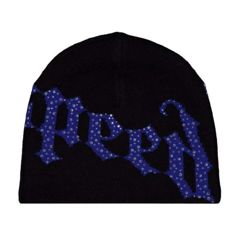 Godspeed OG Logo Studded Beanie Black Blue