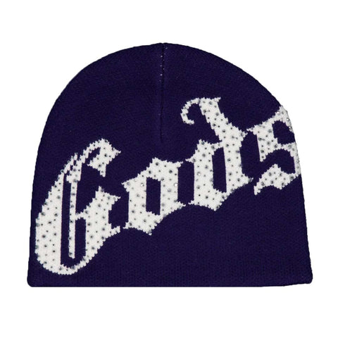 Godspeed OG Logo Studded Beanie Navy White