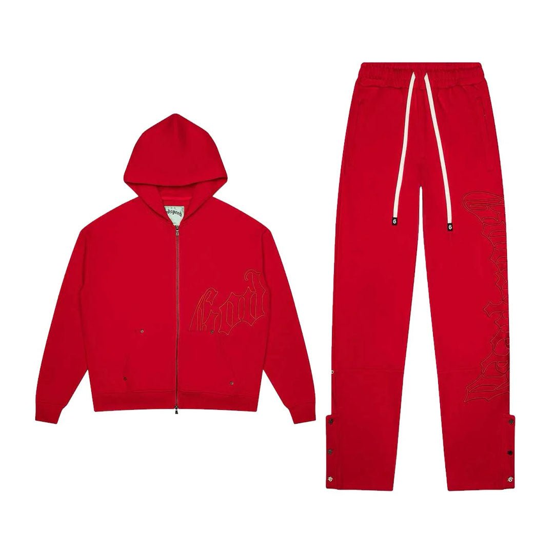 Godspeed OG Logo Sweatsuit Double Red