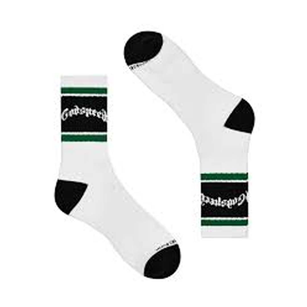 Godspeed OG Striped Socks White Green