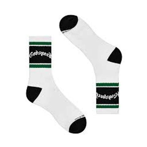 Godspeed OG Striped Socks White Green