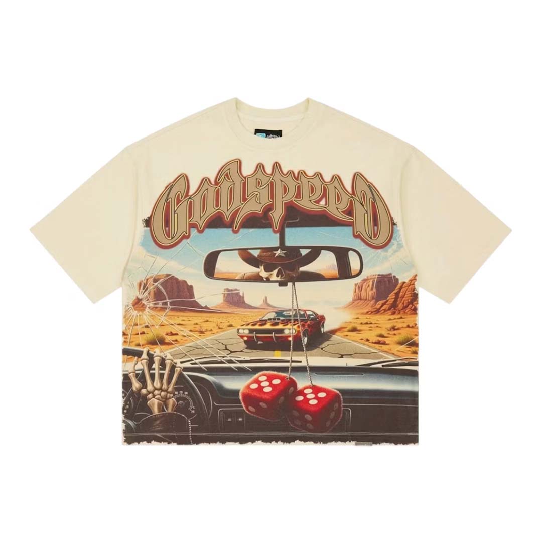 Godspeed On The Run Bone Tee