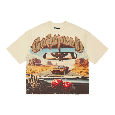 Godspeed On The Run Bone Tee