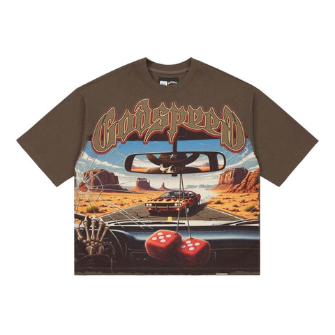 Godspeed On The Run II Tee Brown