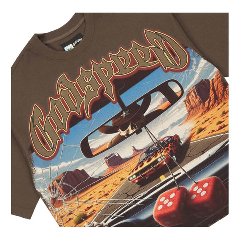 Godspeed On The Run II Tee Brown