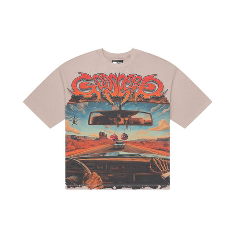 Godspeed On The Run Tee Stone Wash