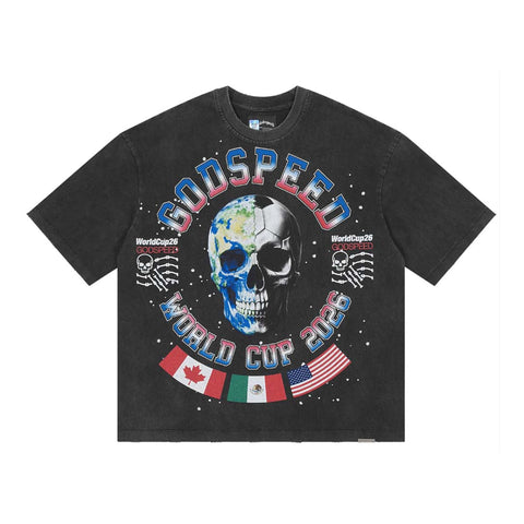 Godspeed Planet Futbol Tee Black