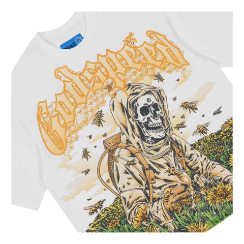 Godspeed Save The Bees II White Tee