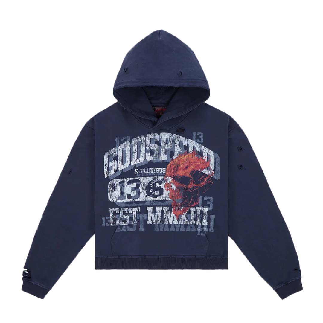 Godspeed Seeing Double Hoodie Blue