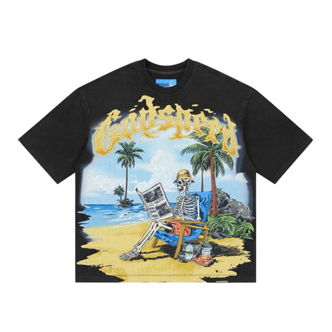 Godspeed Skeleton Beach II Black Tee