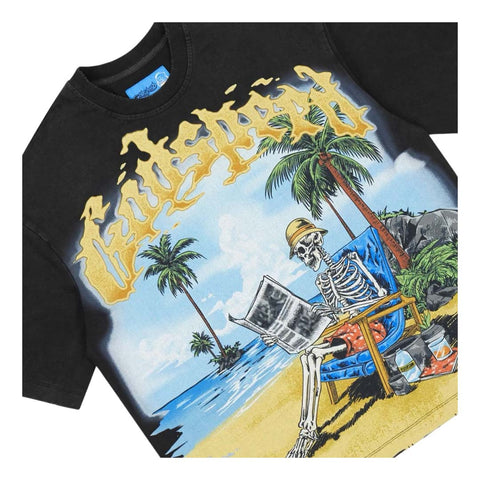 Godspeed Skeleton Beach II Black Tee