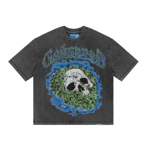 Godspeed Skull Island 2.0 Grey Wash Tee