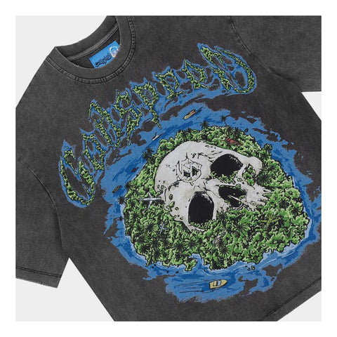 Godspeed Skull Island 2.0 Grey Wash Tee
