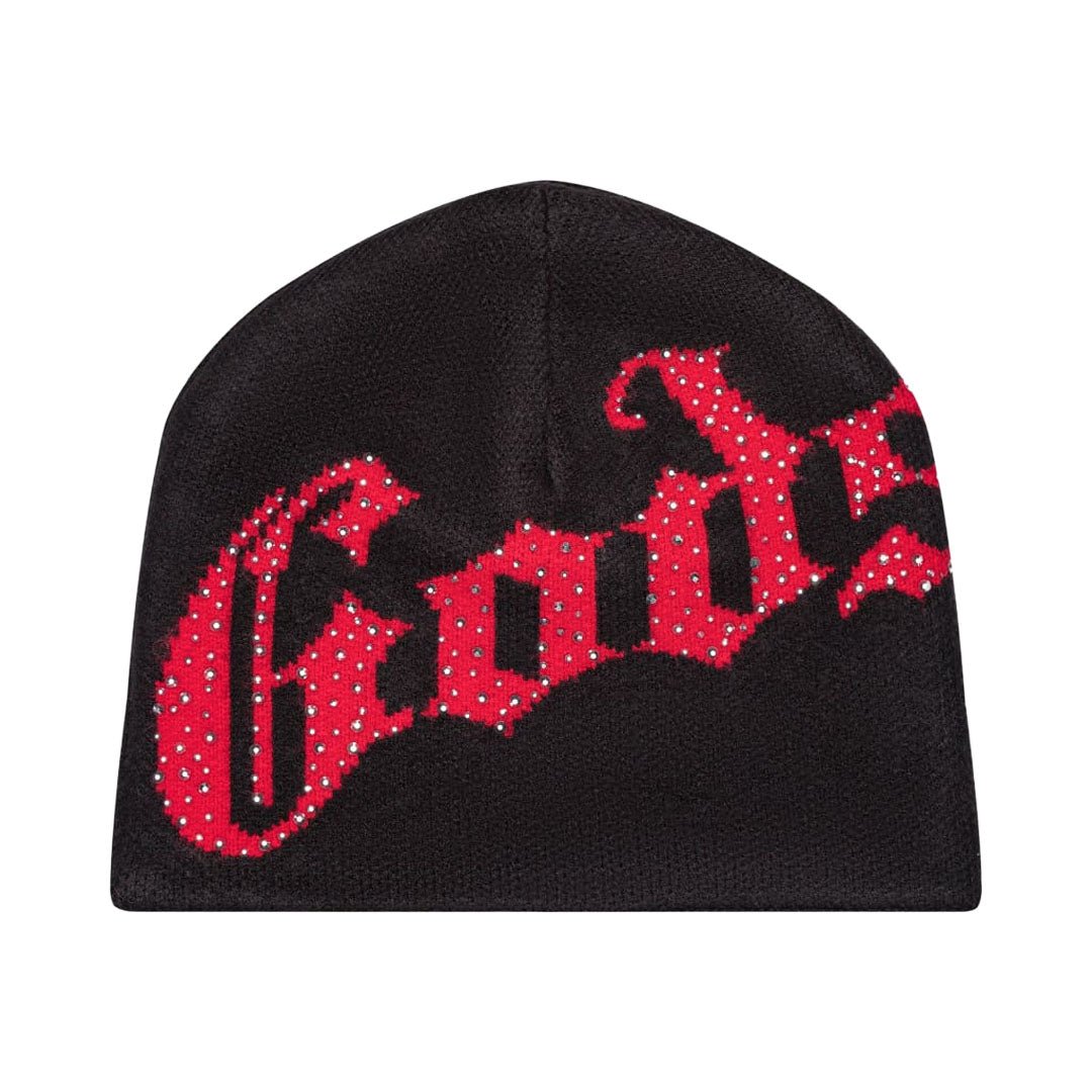 Godspeed Studded Beanie Black Red